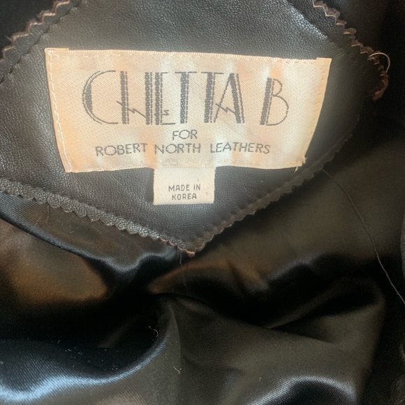 Vintage Chetta B Leather Coat - Picture 4 of 10